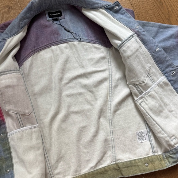 Barney Cools Unisex Tie Dye B.Rigid Denim Jean Jacket - Men’s Size M - NWOT - Picture 7 of 10